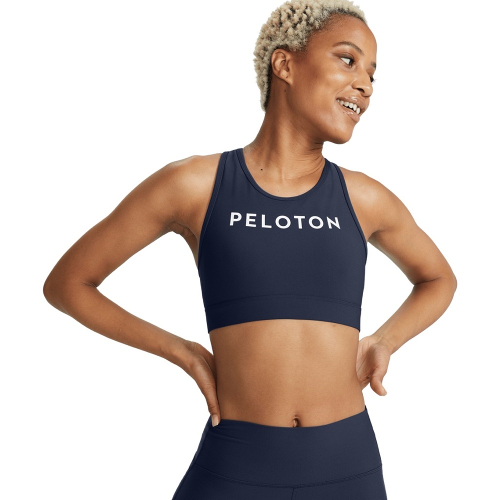 Peloton Cadent Racerback Bra Navy